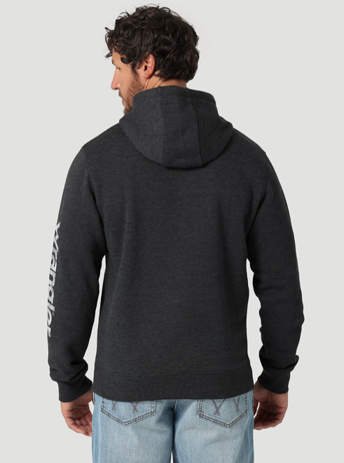 
                  
                    112319258 - Wrangler® Men’s Wrangler Logo Arm Hit Pull Over Hoodie - Caviar Heather
                  
                