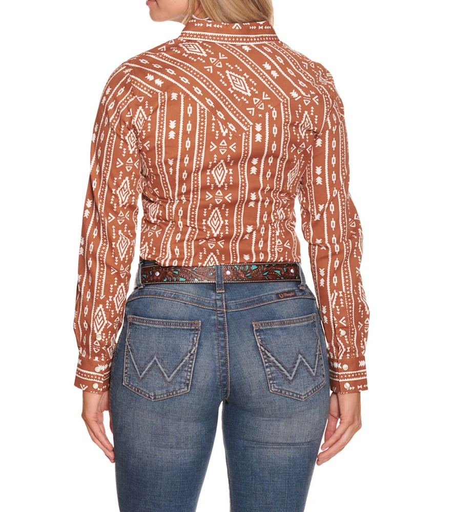 
                  
                    112321222 - Wrangler Retro Women's Aztec Print Long Sleeve Western Shirt
                  
                