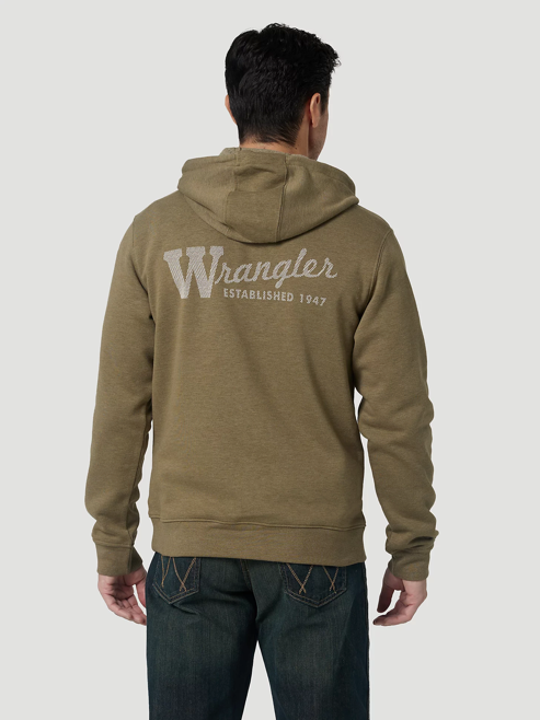 
                  
                    112324810 - Wrangler® Men’s 1947 Logo Full Zip Hoodie - Burnt Olive
                  
                