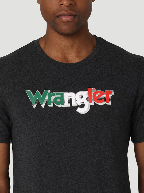 
                  
                    112319281 - Wrangler® Men’s Mexican Flag Graphic T-Shirt - Caviar Heather
                  
                