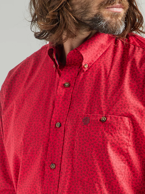 
                  
                    112318997 - Wrangler® George Strait LS Button Up - Red
                  
                