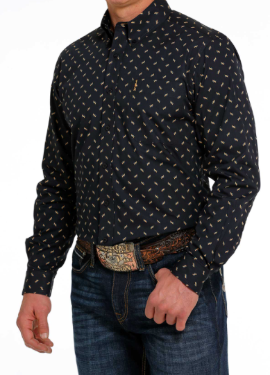 
                  
                    MTW1347060 - Cinch Men's Modern Fit Button Up - NVY
                  
                