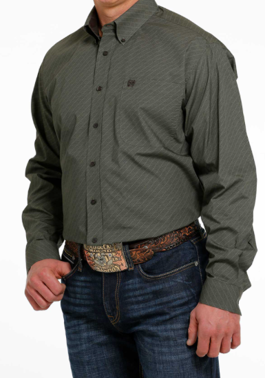 
                  
                    MTW1105488 - Cinch Men's Button-Up Shirt- Olive
                  
                