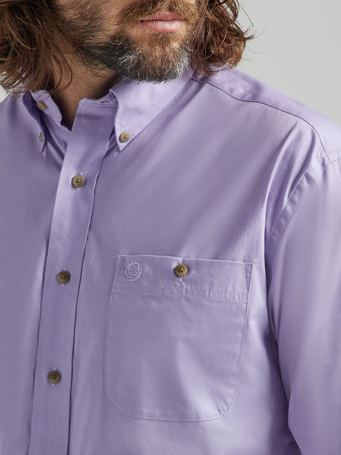 
                  
                    112324859 - Wrangler Men’s George Strait LS Button-Up Shirt - Lilac
                  
                