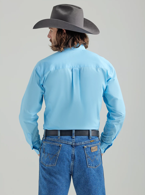 
                  
                    112324863 - Wrangler Men’s George Strait LS Solid Shirt - Baby Blue
                  
                