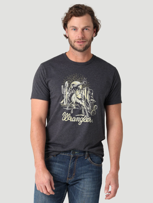 
                  
                    112325738 - Wrangler Men’s Bronco Desert Graphic T-Shirt - Charcoal Heather
                  
                