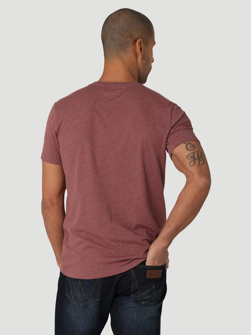 
                  
                    112325765 - Wrangler Men’s American Flag Kabel T-Shirt - Burgundy Heather
                  
                