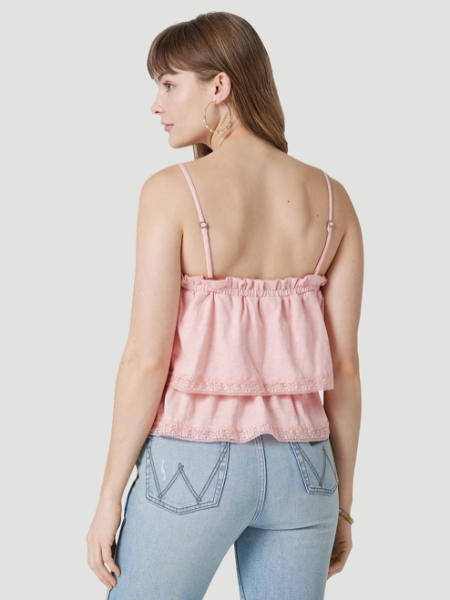 
                  
                    112327274 - Wrangler Women’s Retro Romantic Ruffle Tank - Blossom
                  
                