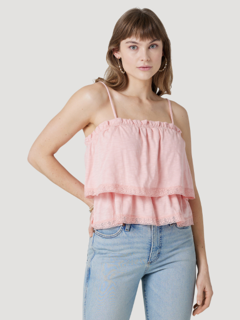 
                  
                    112327274 - Wrangler Women’s Retro Romantic Ruffle Tank - Blossom
                  
                