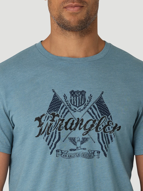 
                  
                    112325709 - Wrangler Men’s Americana Flags T-Shirt - Medium Blue Heather
                  
                