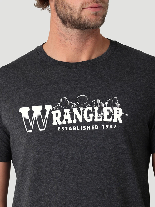 
                  
                    112325726 - Wrangler Men’s West Logo T-Shirt - Caviar Heather
                  
                