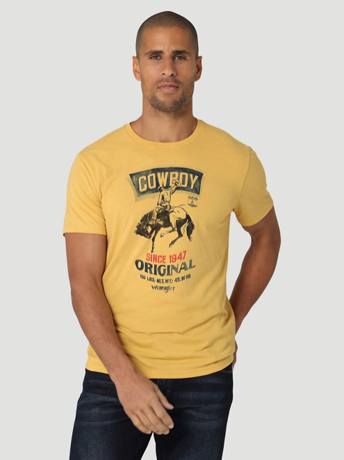 
                  
                    112325710 - Wrangler Men’s Cowboy Seed Bag T-Shirt - Ochre Heather
                  
                