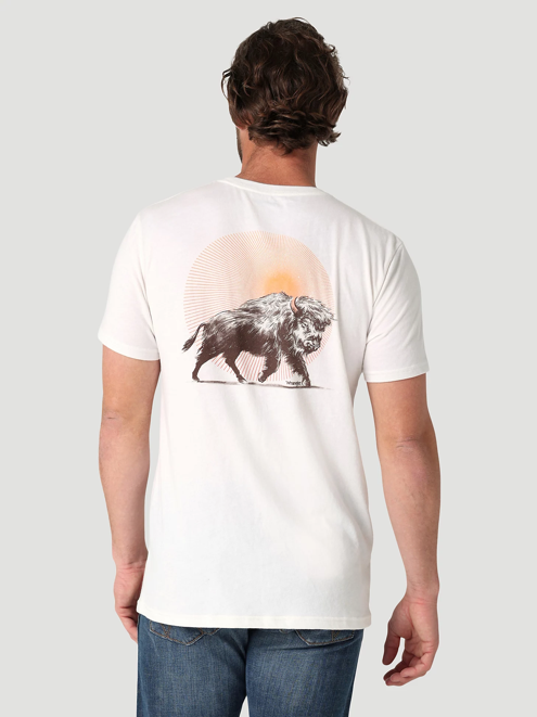 
                  
                    112325740 - Wrangler Men’s Buffalo Sun Back Graphic T-Shirt - Marshmallow Heather
                  
                