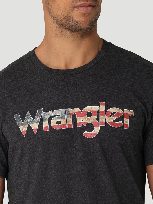 
                  
                    112325766 - Wrangler Men’s American Flag Kabel T-Shirt - Caviar Heather
                  
                