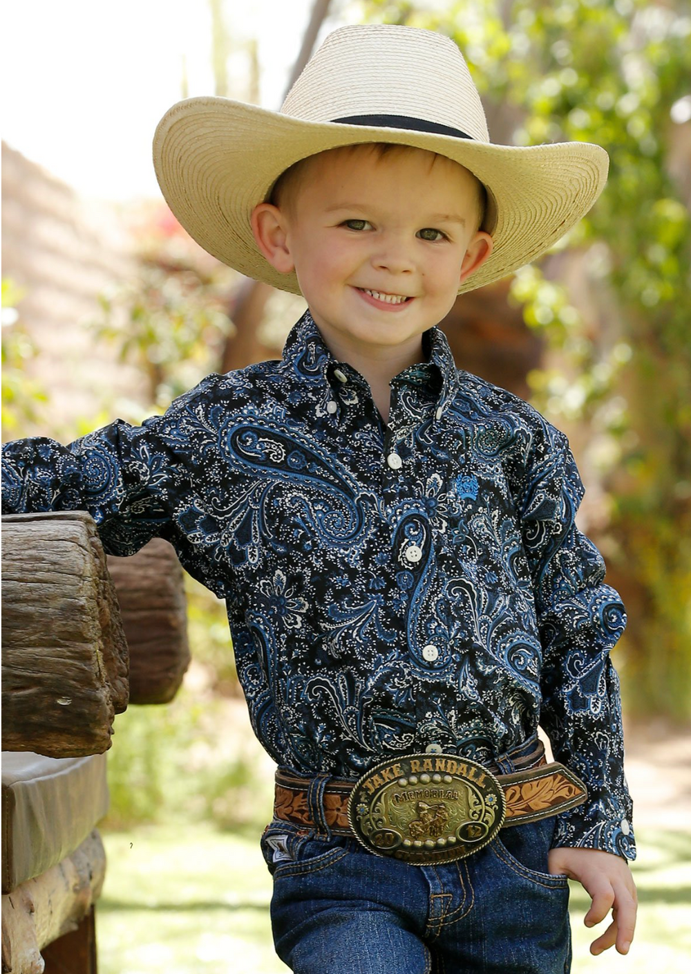 MTW7061305 - Cinch Toddler Paisley Print LS Button-Up Shirt