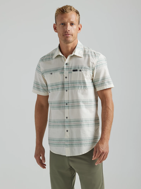 112331278 - Wrangler Men’s ATG Breeze Shirt - Fountain Creek