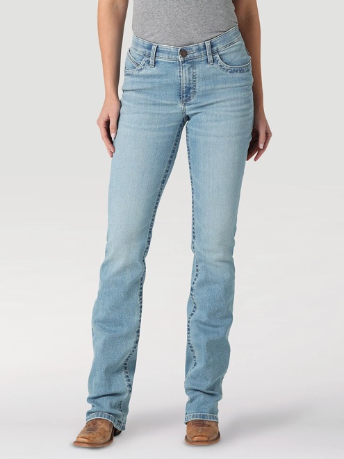 112328398- Wrangler Women’s Ultimate Riding Jean Willow Mid-Rise Bootcut - Diane