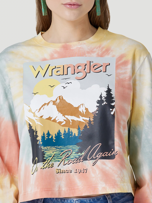 
                  
                    112327239 - Wrangler Women’s Retro LS Tie Dye Cropped Graphic Tee - Tie Dye
                  
                