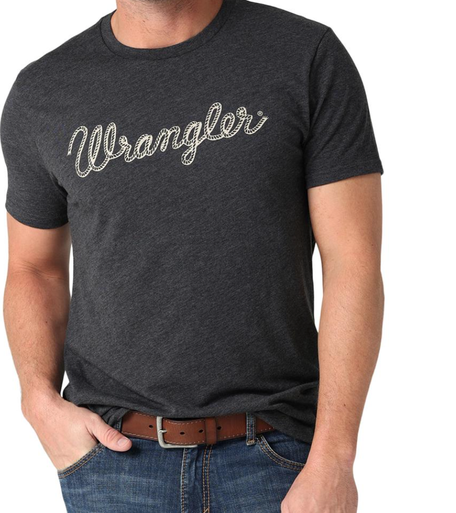 112325757 - Wrangler Men’s SS Tee- Caviarheat