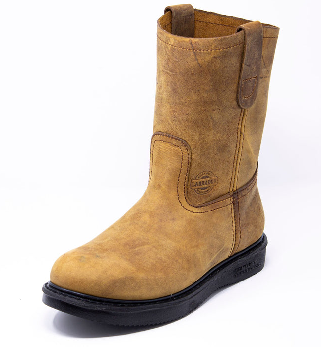 S/Rayas - Labrador Men’s La Rayas Soft Toe Work Boots - Tan/Oro